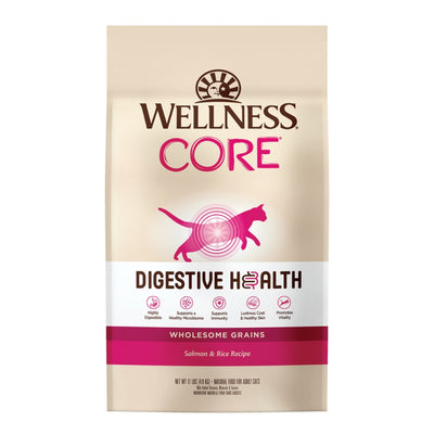 Wellness CORE Digestive Health with Wholesome Grains Salmon Recipe Dry Cat Food