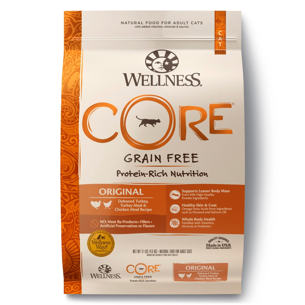 Wellness CORE Original deboned Turkey, Turkey Meal & Chicken Meal Dry Cat Food