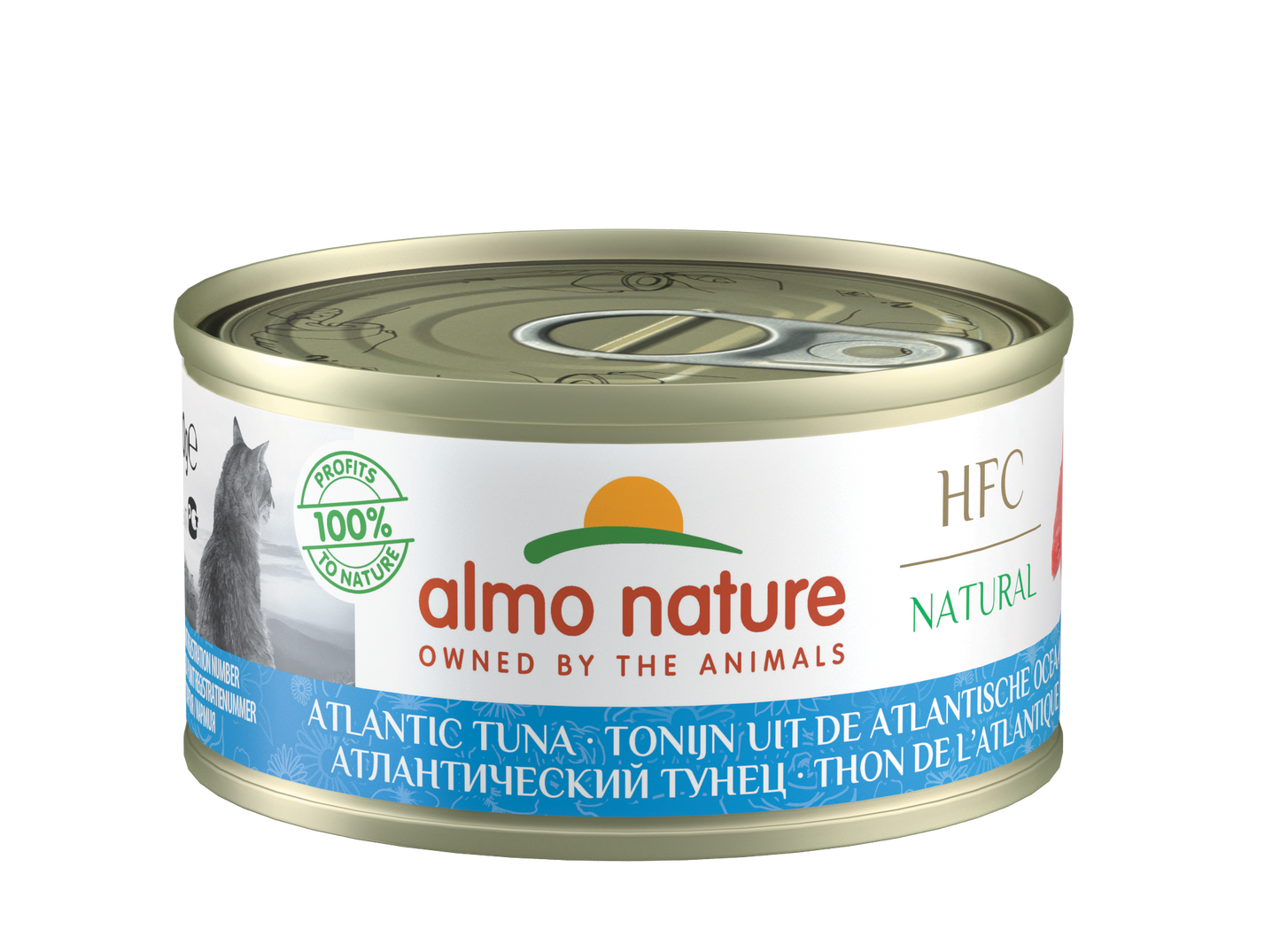 Almo Nature HFC Natural Canned Cat Food – Atlantic Ocean Tuna, 70g