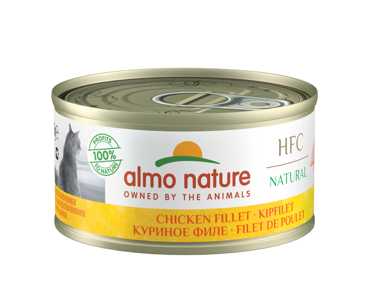 Almo Nature HFC Natural Canned Cat Food – Chicken Fillet, 70g