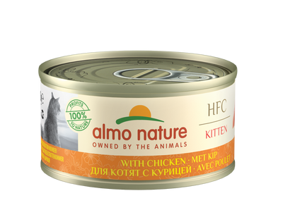 Almo Nature HFC Natural Canned Cat Food – Kitten with Chicken, 70g