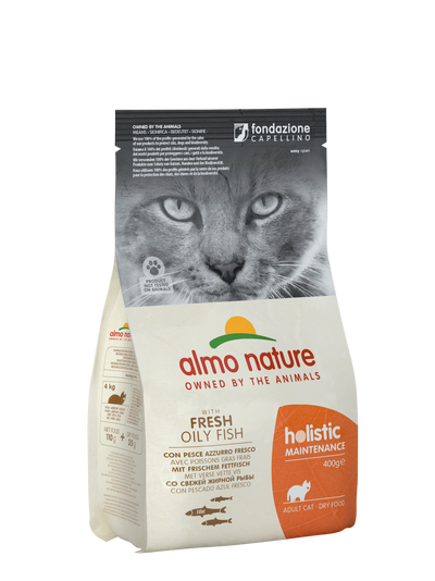 Almo Nature Holistic Maintenance with Fresh Oily Fish Dry Cat Food