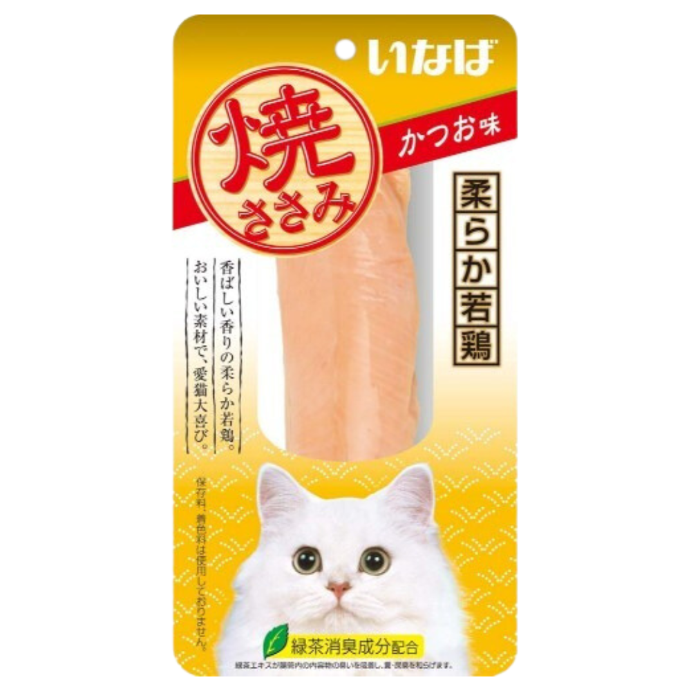 Ciao Grilled Chicken Fillet & Bonito Treat, 25g