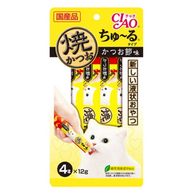 Ciao Grilled Tuna & Bonito Liquid Cat Treats