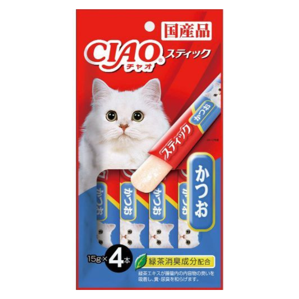 Ciao Stick Tuna (Katsuo) in Jelly Cat Treats