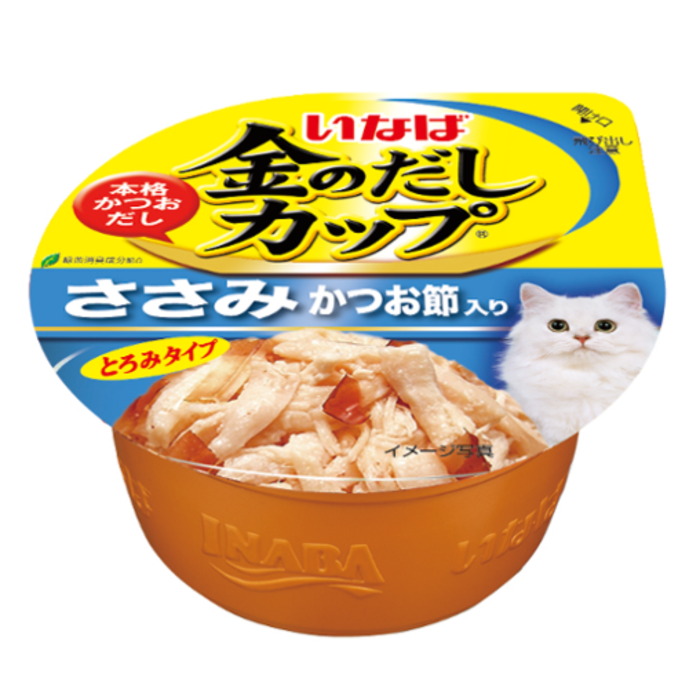 Ciao Kinnodashi Chicken in Gravy with Dried Bonito Cups, 70g