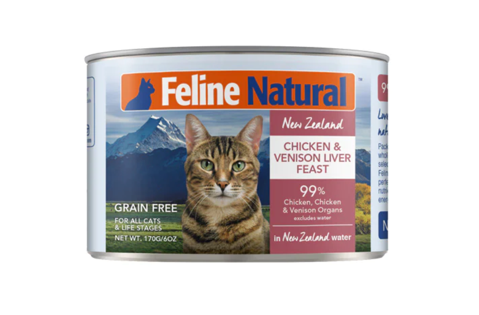 Feline Natural Chicken & Venison Canned Cat Food, 170g