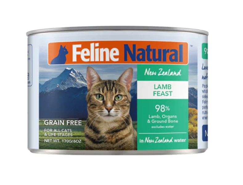 Feline Natural Lamb Canned Cat Food, 170g