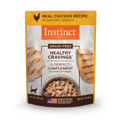 Instinct Healthy Cravings Wet Cat Food Topper – Real Chicken, 3oz