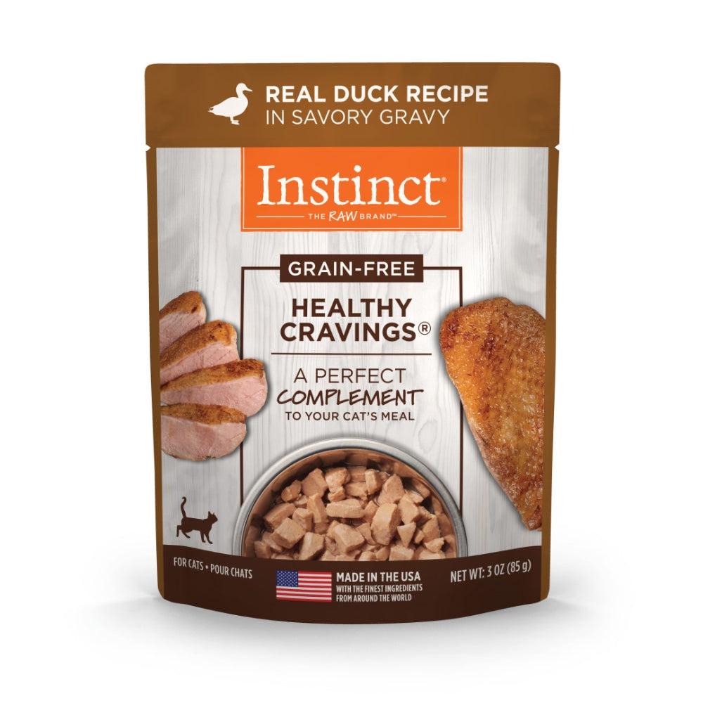 Instinct Healthy Cravings Wet Cat Food Topper – Real Duck, 3oz