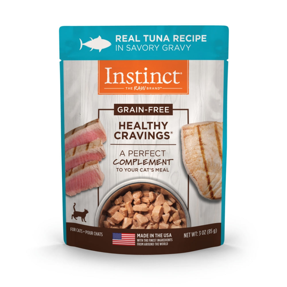 Instinct Healthy Cravings Wet Cat Food Topper – Real Tuna, 3oz