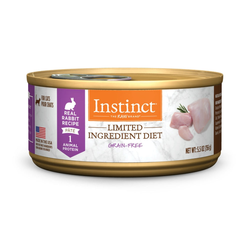 Instinct Limited Ingredient Diet Grain-Free Pate Real Rabbit Recipe, 5 ...