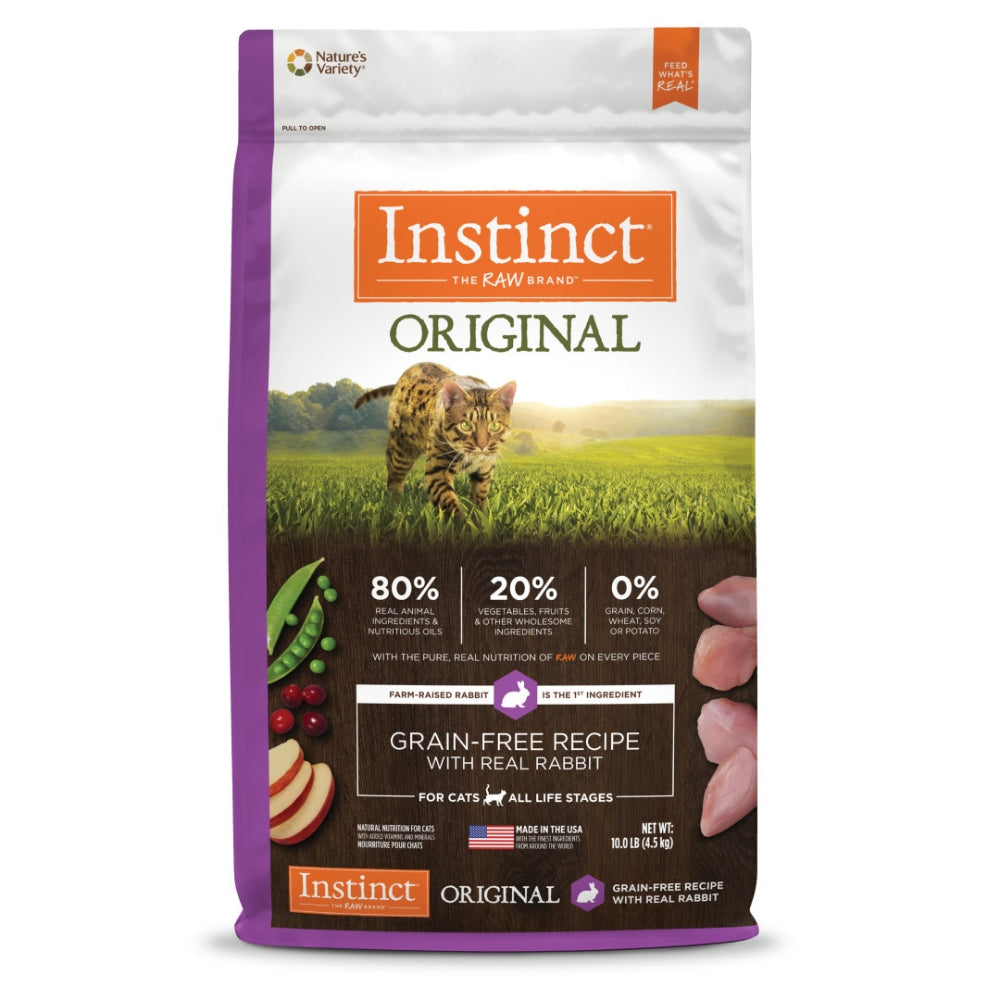 Instinct Original Grain-Free Recipe with Real Rabbit, 10lb