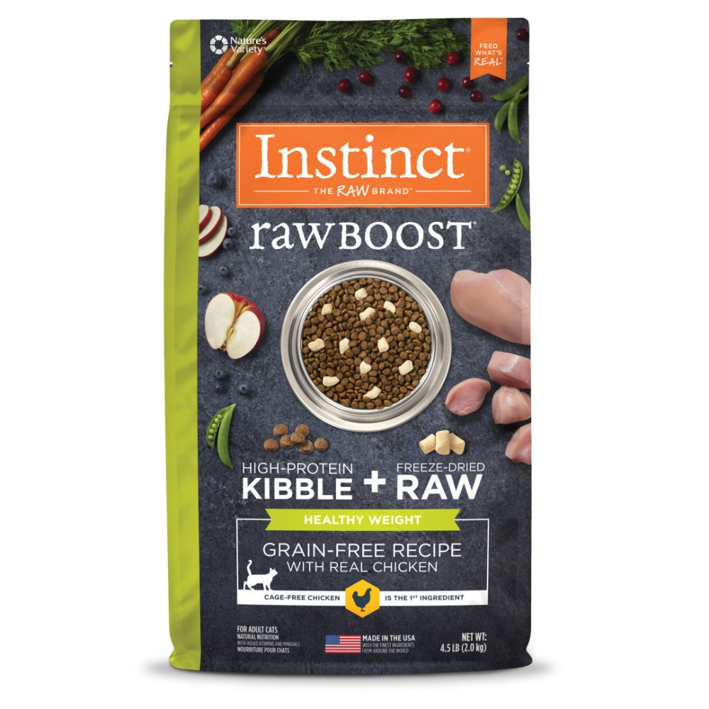 Instinct Raw Boost Kibble Healthy Weight Recipe with Real Chicken