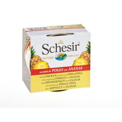 Schesir Chicken and Pineapple Canned Cat Food, 75g