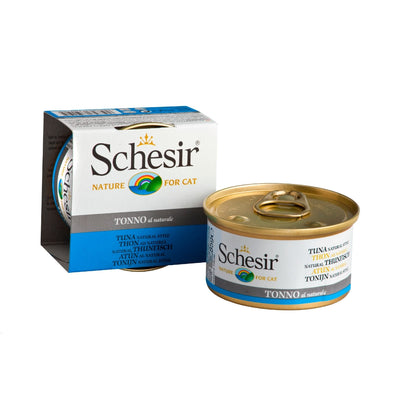 Schesir Tuna Natural Style in Water Canned Cat Food, 85g