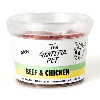 The Grateful Pet Raw Cat Food - Beef & Chicken
