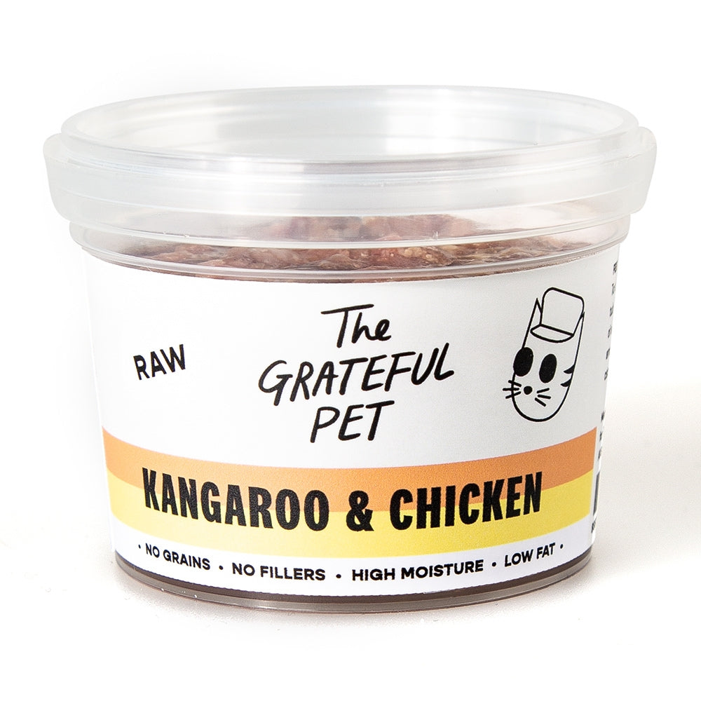 The Grateful Pet Raw Cat Food - Kangaroo & Chicken