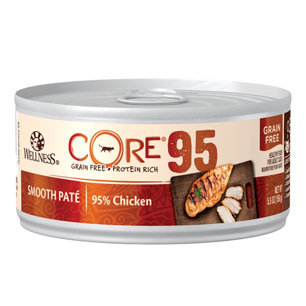 Wellness CORE 95% Chicken Wet Cat Food, 5.5 oz