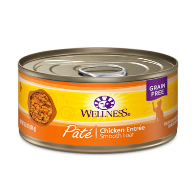 (Carton of 12) Wellness Complete Health Pate Chicken Cat Canned Food, 5.5 oz