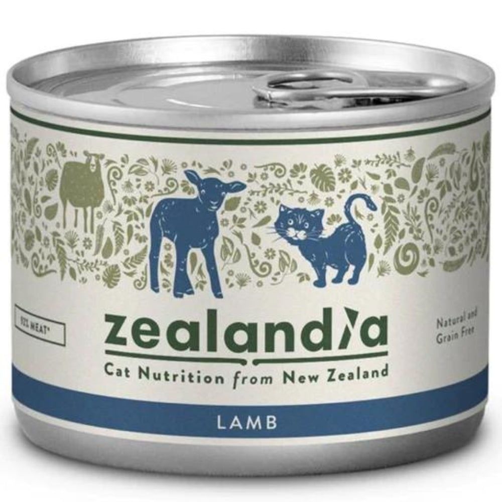 Zealandia Cat Free-Range Lamb Canned Cat Food 180g