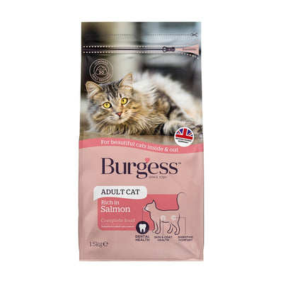 Burgess Salmon Cat Dry Food, 1.5kg
