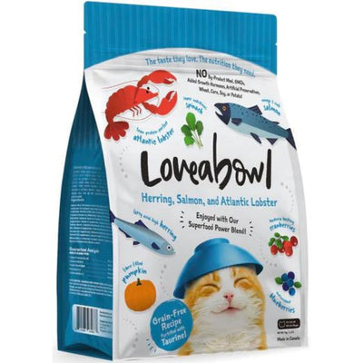 Loveabowl Grain-Free Herring, Salmon & Lobster Dry Cat Food