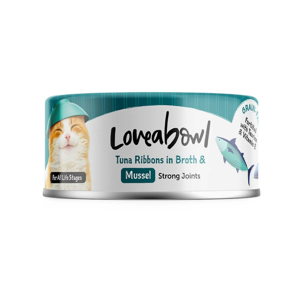 Loveabowl Chicken & Tuna in Broth Wet Cat Food 70g - Tuna & Mussel