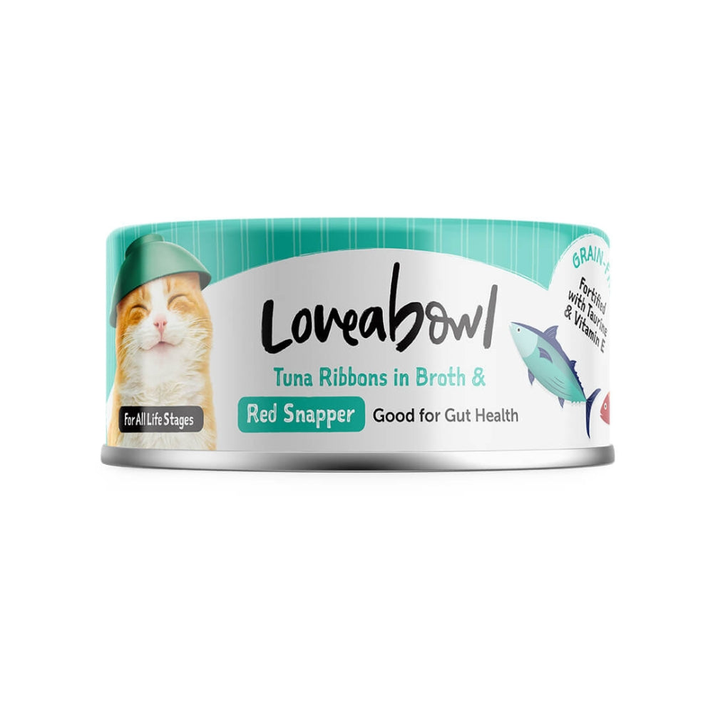 Loveabowl Chicken & Tuna in Broth Wet Cat Food 70g - Tuna & Red Snapper