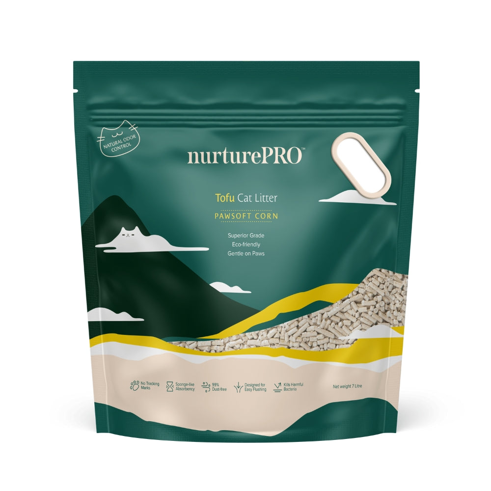 Nurture Pro Tofu Cat Litter Corn – 7L
