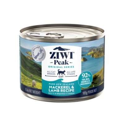 (Carton of 12) Ziwi Peak Mackerel & Lamb Canned Cat Food, 85g